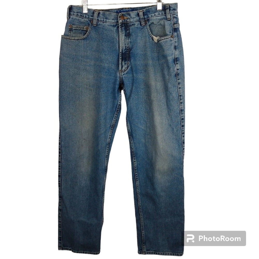 Pendleton Woolen Mills Jeans Straight Leg Denim Mens Size 34X40 Blue